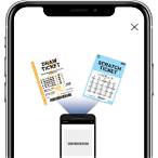 scan lottery ticket barcode iphone